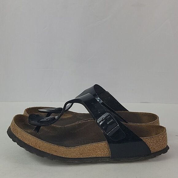 Birkenstock Madrid Patent Leather Women's Sandals - Picture 6 of 15